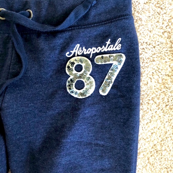 Aeropostale blue joggers -size S - Picture 4 of 4